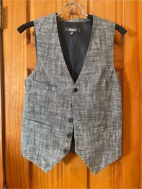 Heritage 1981 Gray Textured women vest.